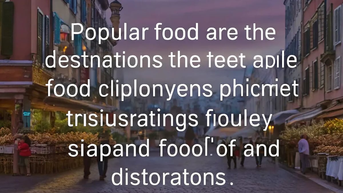 Trending Destinations for Food Lovers in 2025